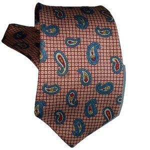 Paisley Etro Tie Gorgeous 100% Silk Made In Italy